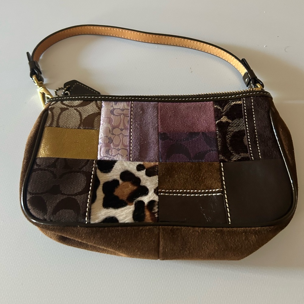 Coach multi color small bag